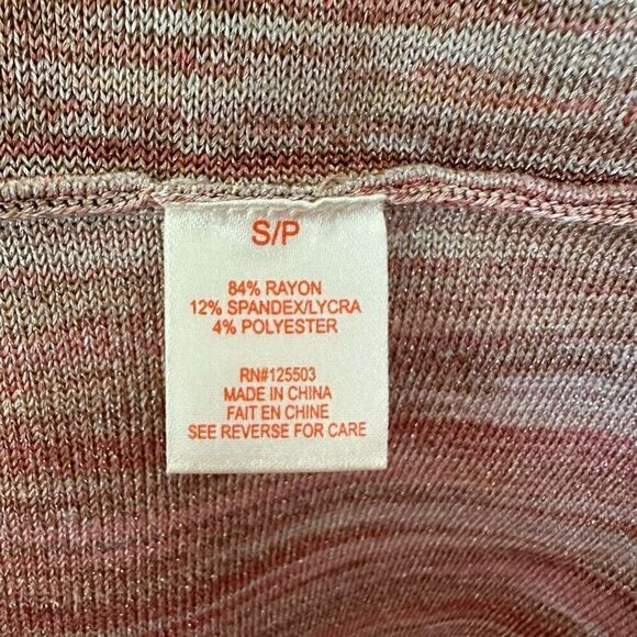 Torn by Ronny Kobo Revolve Mabel Space Dye Open Stitch Blush Champagne Mini Dres - Picture 8 of 10